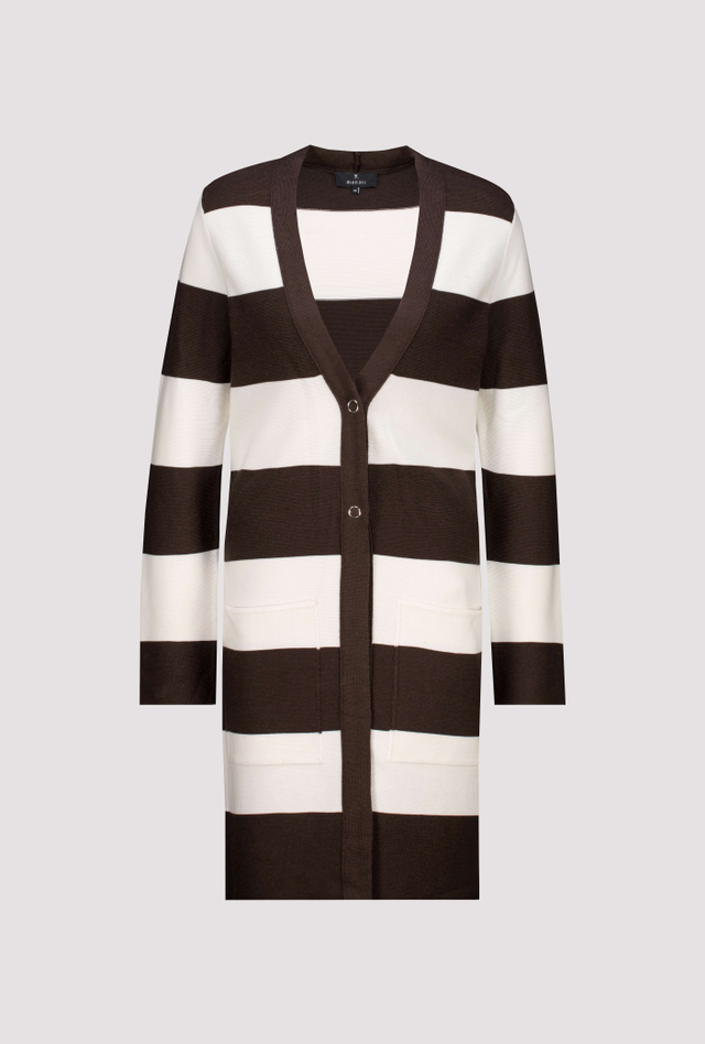 Strickjacke mit Blockstreifen Strickjacke mit Blockstreifen