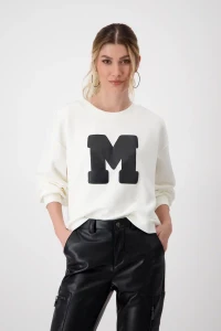 Sweatshirt with letters print