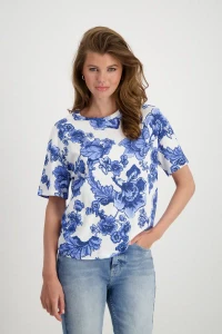 T Shirt mit Blumen