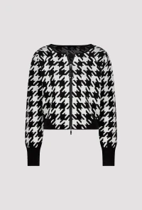 Houndstooth cardigan