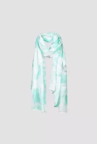 Light floral scarf