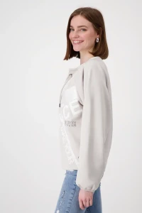 Sweatshirt with decorative script