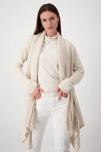 Cardigan with scarf collar 