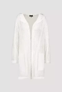 Ajour knitted coat