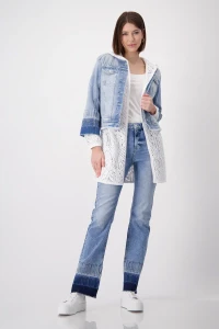 Bootcut Jeans mit Strass Steinen