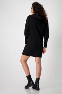 Sweatshirt dress with decorative script