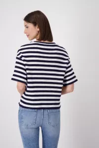 Striped sweatshirt with pocket