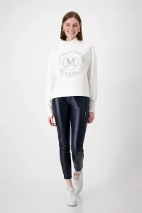 Sweatshirt mit Emblem Print