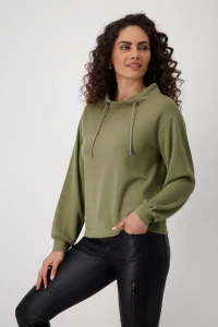 Sweatshirt mit Stehkragen