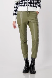 Faux leather pants