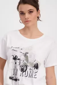 Shirt with drawing