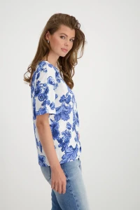 T Shirt mit Blumen