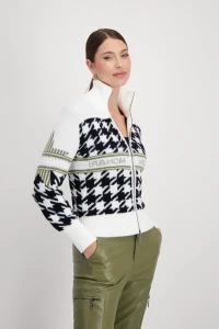 Houndstooth cardigan