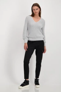 Knitted jumper with lurex