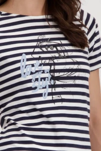 Striped shirt with women's design