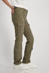 Cargo trousers with patch