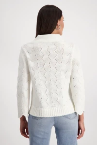 Pullover mit Zopfmuster