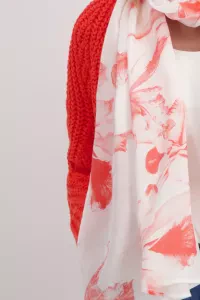 Light floral scarf