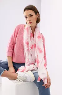 Light floral scarf