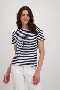 Striped shirt with women's design