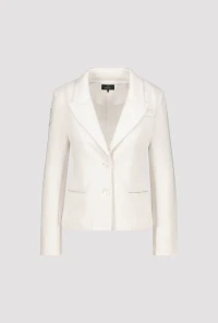 Sweatshirt blazer with lapel collar