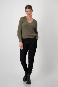 Knitted jumper with lurex