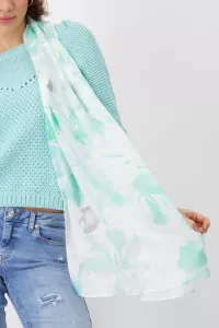 Light floral scarf