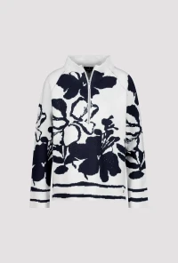 Jumper with floral pattern