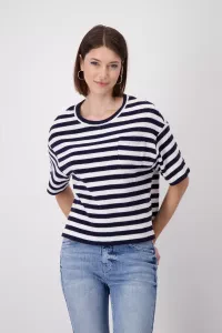 Striped sweatshirt with pocket