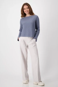 Gerippter Pullover