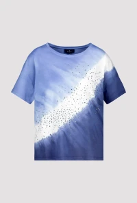 T Shirt mit Batikmuster