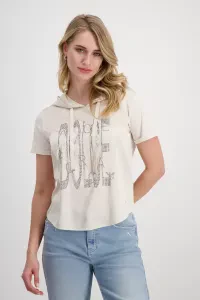 Jersey Blouse with rhinestone writing