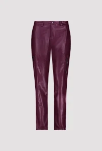 Faux leather pants