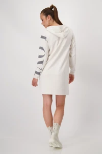 Sweatshirt dress with hood