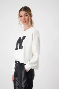 Sweatshirt with letters print