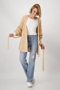 Loose knitted cardigan