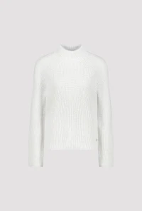 Basic stand-up collar jumper