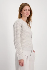 Glitzernde Bouclé-Jacke