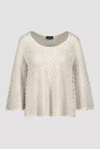 Jumper with wide sleeves