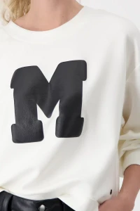 Sweatshirt with letters print