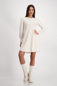 Purl knit dress