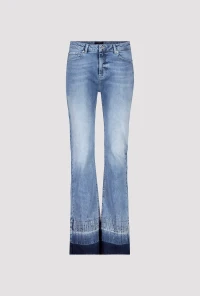 Bootcut Jeans mit Strass Steinen