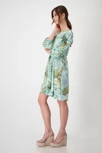 Dress with floral pattern