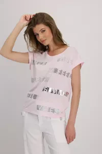 Shirt with decorative script