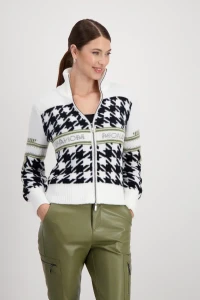 Houndstooth cardigan