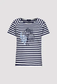 Striped shirt with women's design