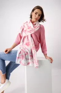 Light floral scarf