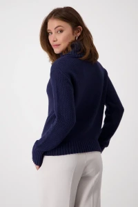 Reiskorn Pullover mit Rollkragen