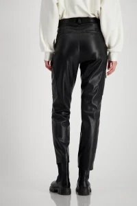 Faux leather pants