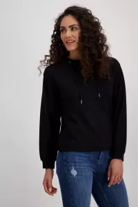 Stand-up collar sweatshirt